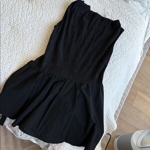 Astr Elegant Black Dress